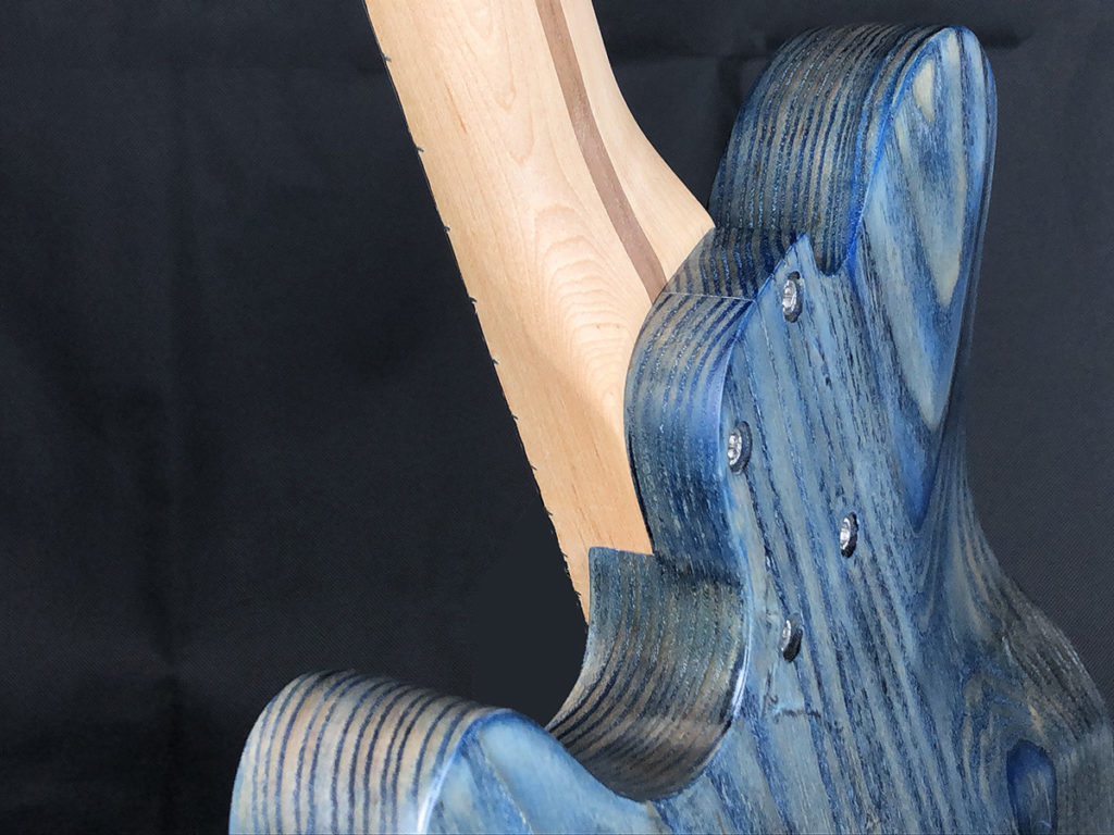 Munson Guitars tempest custom shop guitar - neck joint
