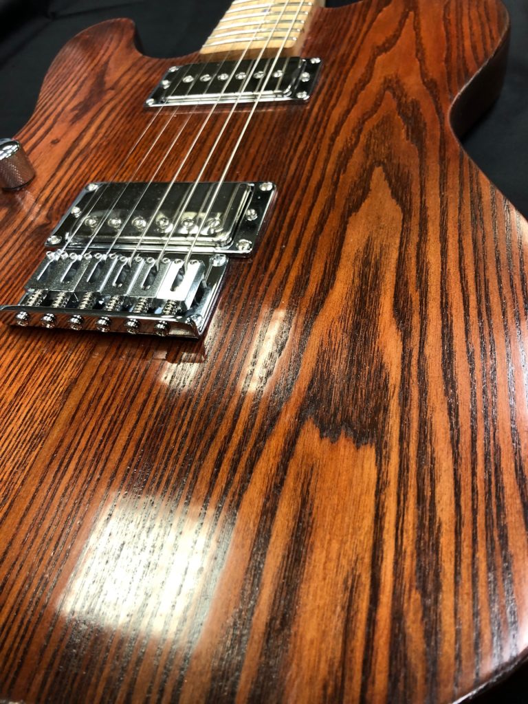 Left handed custom shop guitar
