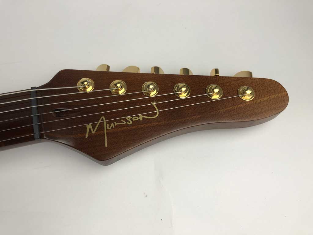 Munson Guitars Brass Inlay