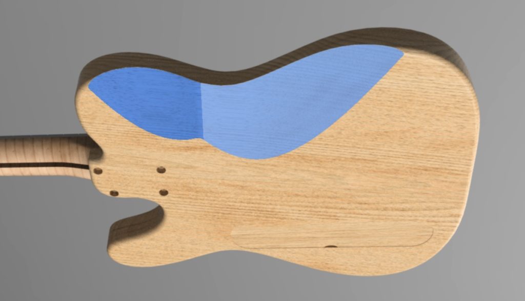 Gender inclusive guitar shaping