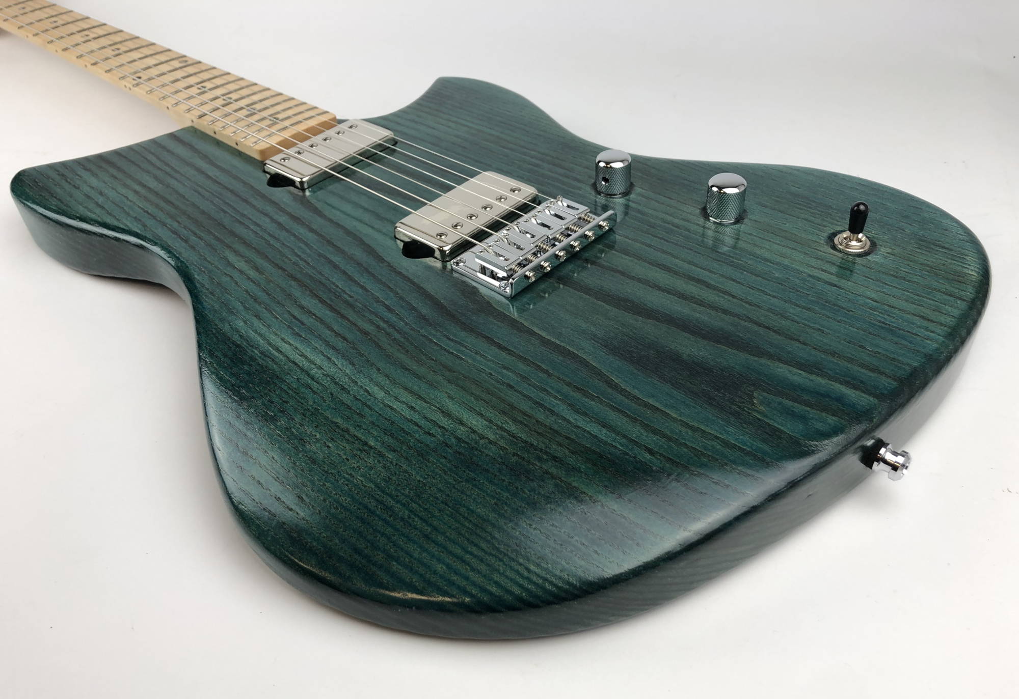 Munson Marauder custom shop guitar - Ash body with Forest Teal finish