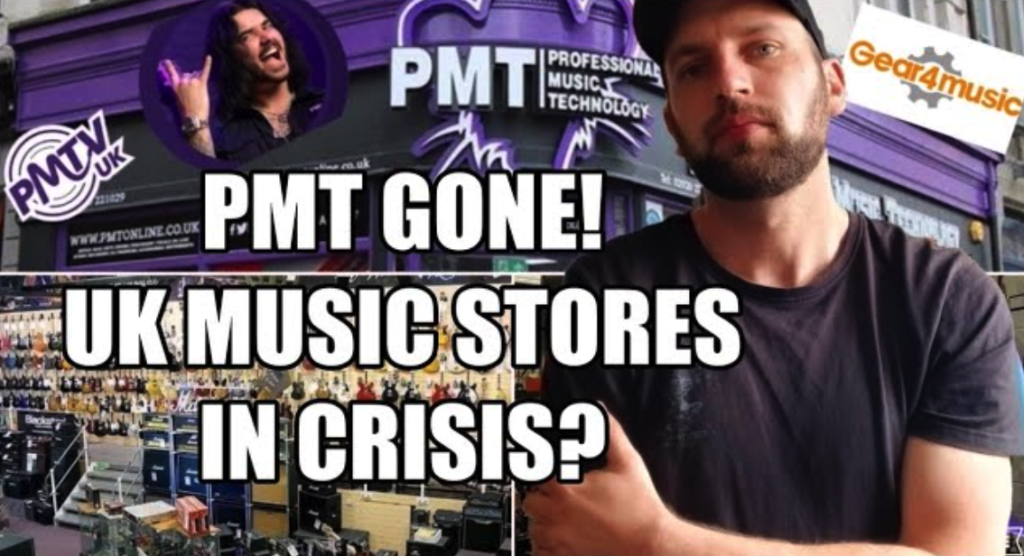 PMT Gone. UK Music stores in crisis. buying guitars online vs in-store