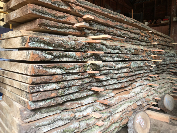 Wood from local saw mills